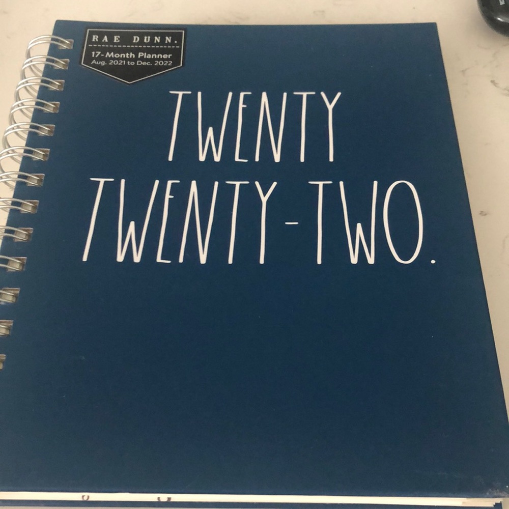Rae Dunn seventeen month planner
